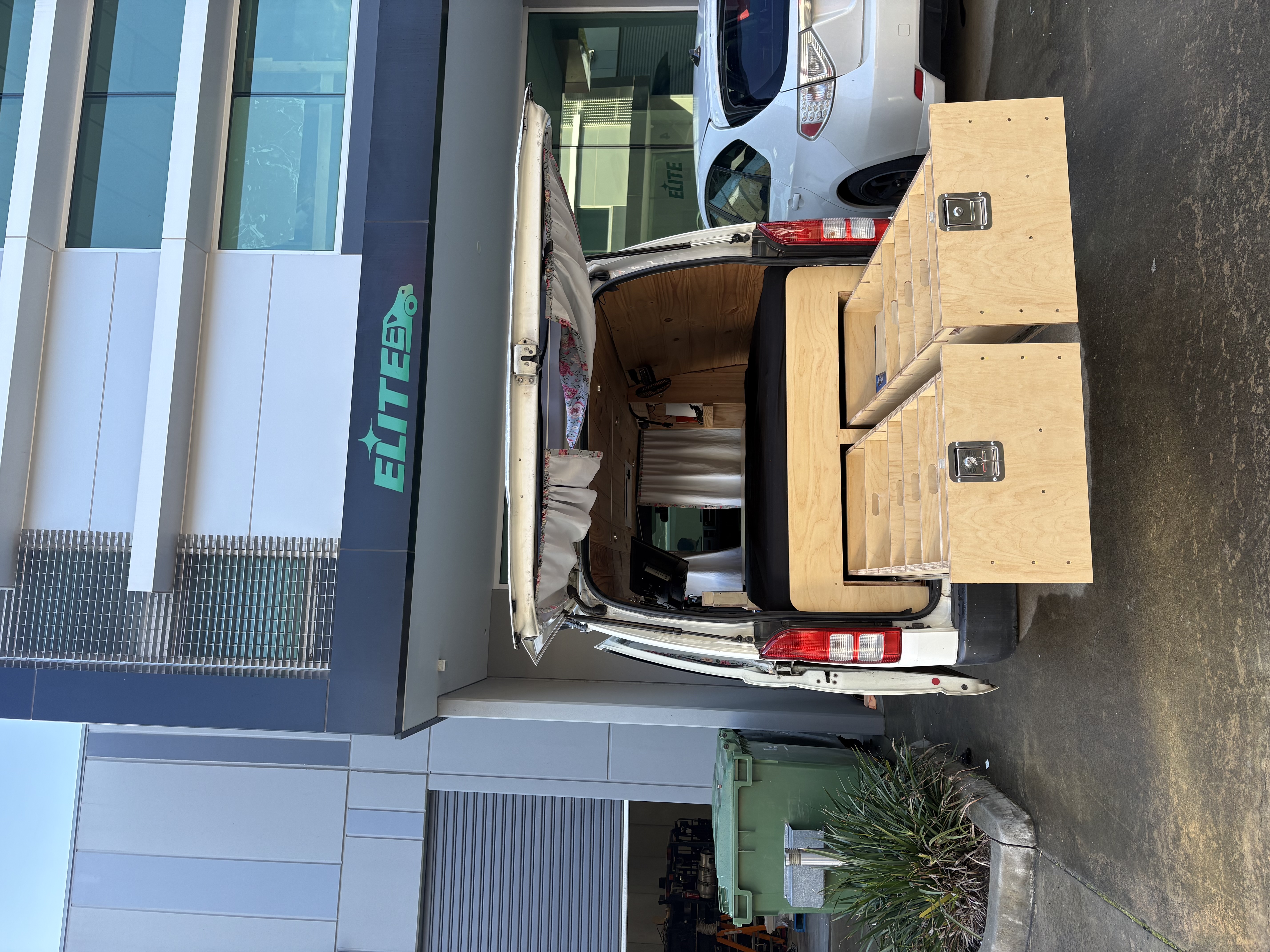 Custom van setup completed in Melbourne